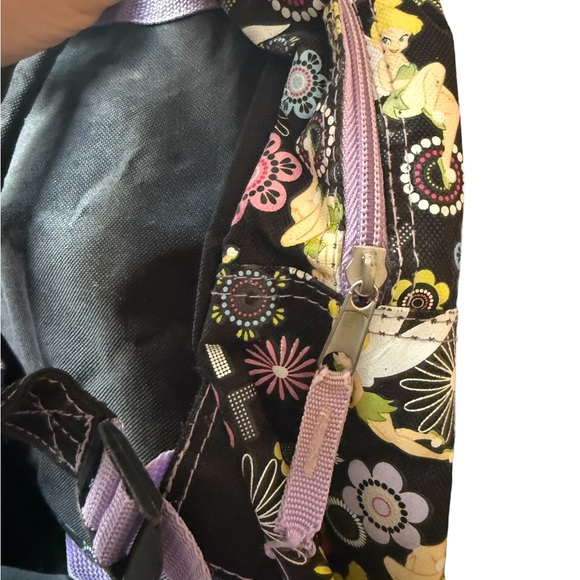 Women’s/Girl's Disney Tink Black Backpack Lilac Purple - Picture 4 of 14